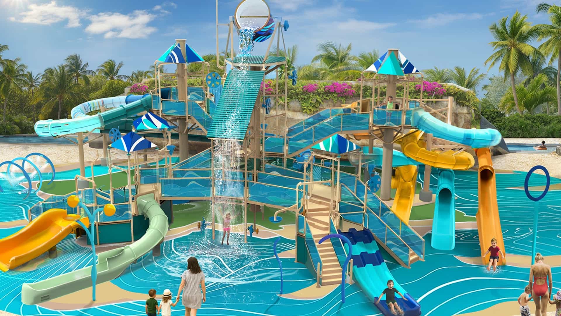 Great Tides Waterpark: 19-Slide Caribbean Thrill Deck