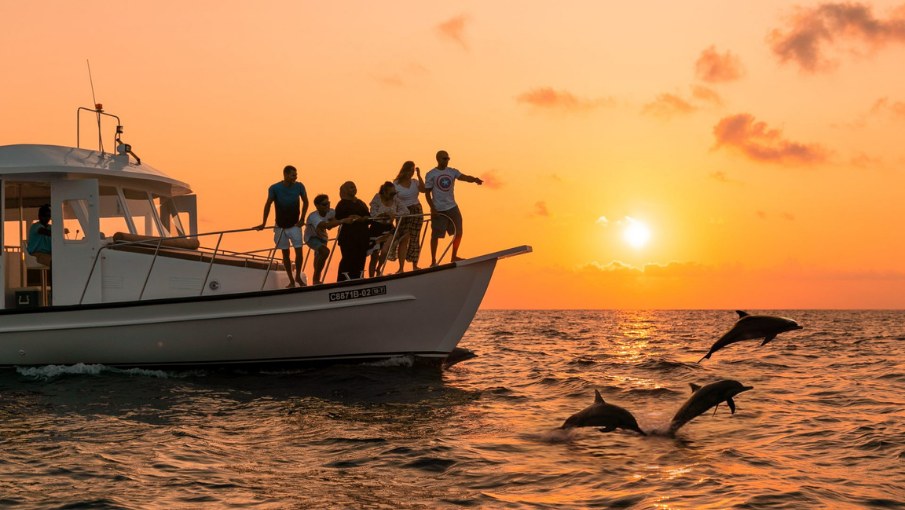 Lakshadweep Sunset Dolphin Cruise on a Traditional Vallam