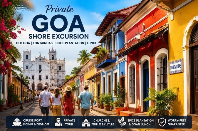 Goa Heritage & Spice: Private Old Goa Ruins & Plantation Lunch