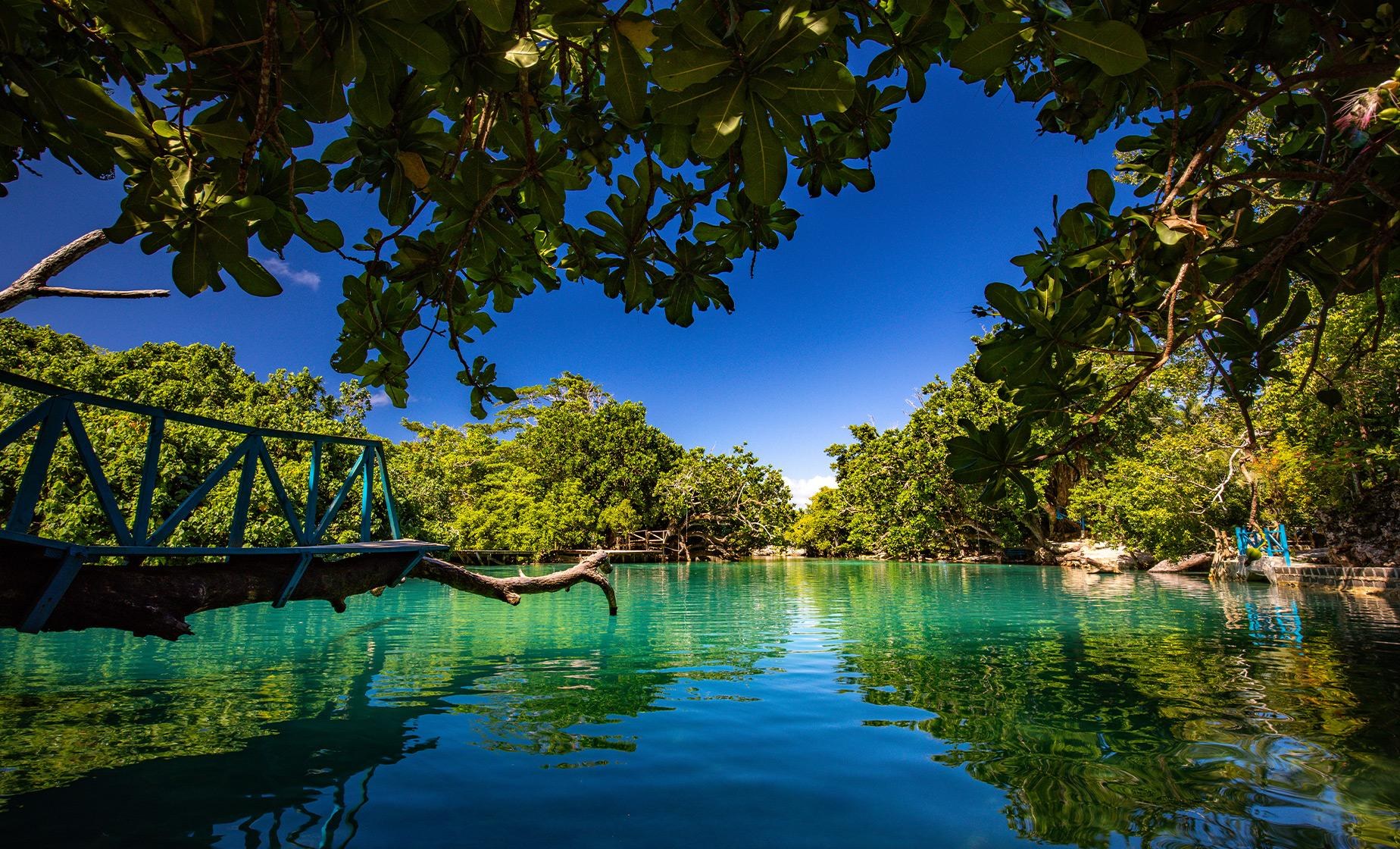 Port Vila Vanuatu Kastom Village & Blue Hole Jungle Trek
