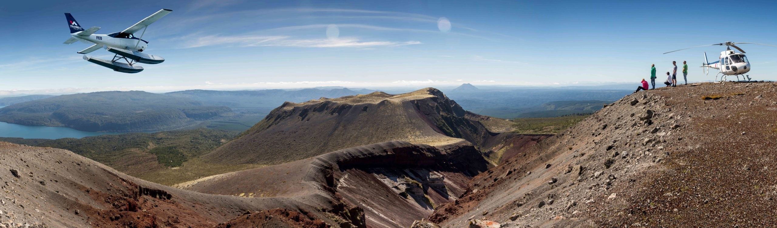 Volcanic Air: Mount Tarawera Helicopter Volcano Landing