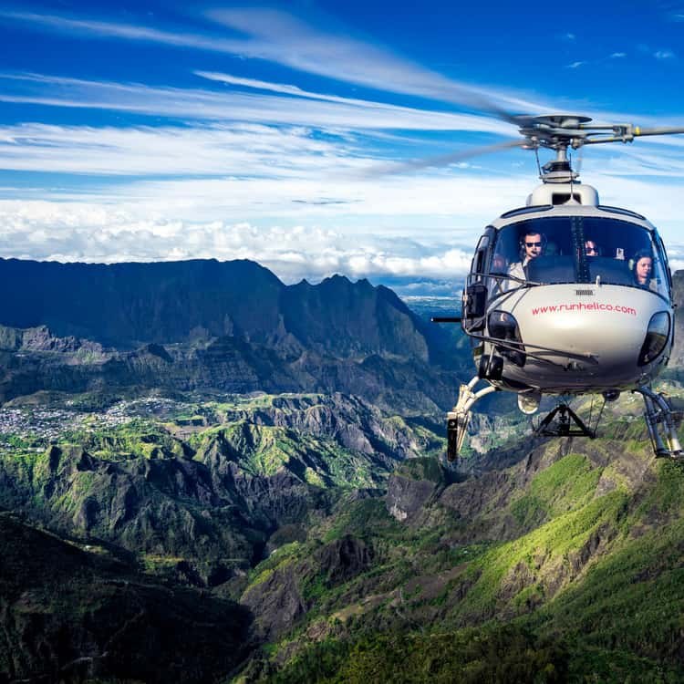 Réunion Island: Helicopter Flight Over Piton de la Fournaise Volcano