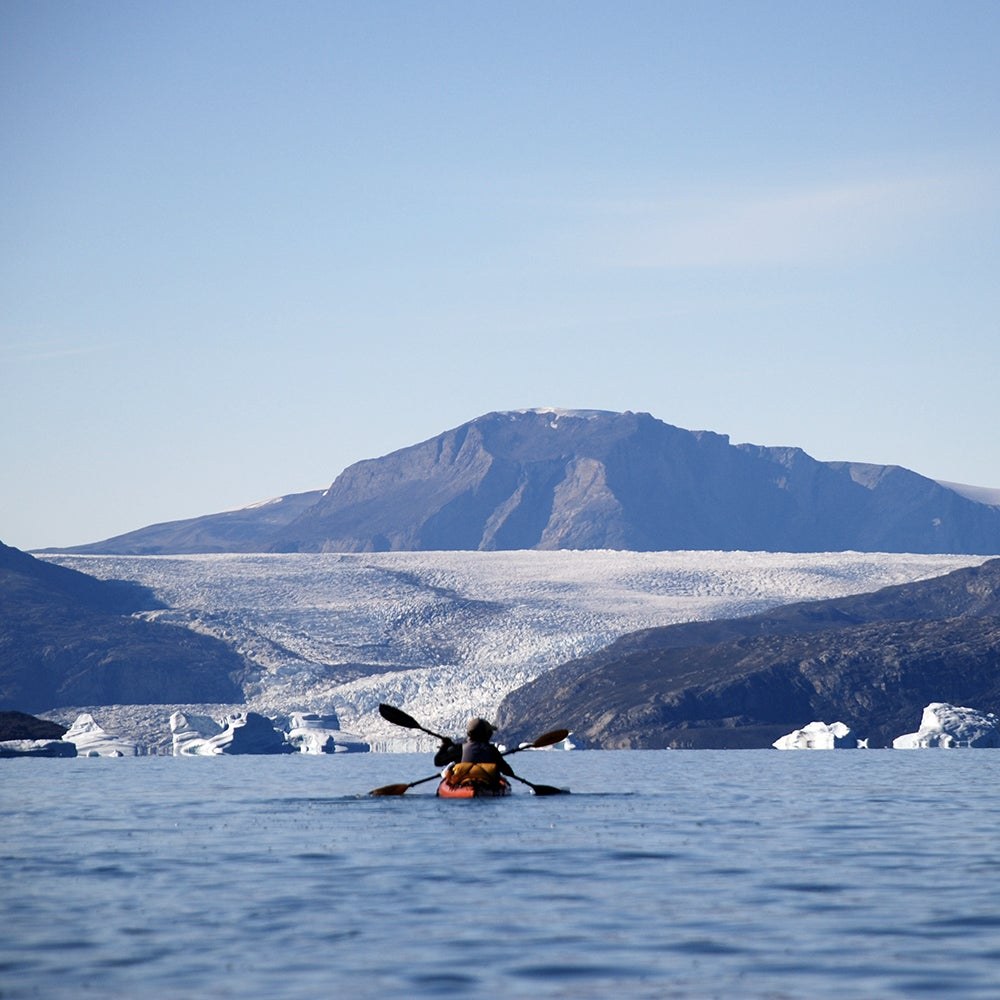 Arctic Kayaking in Scoresby Sound Among Icebergs