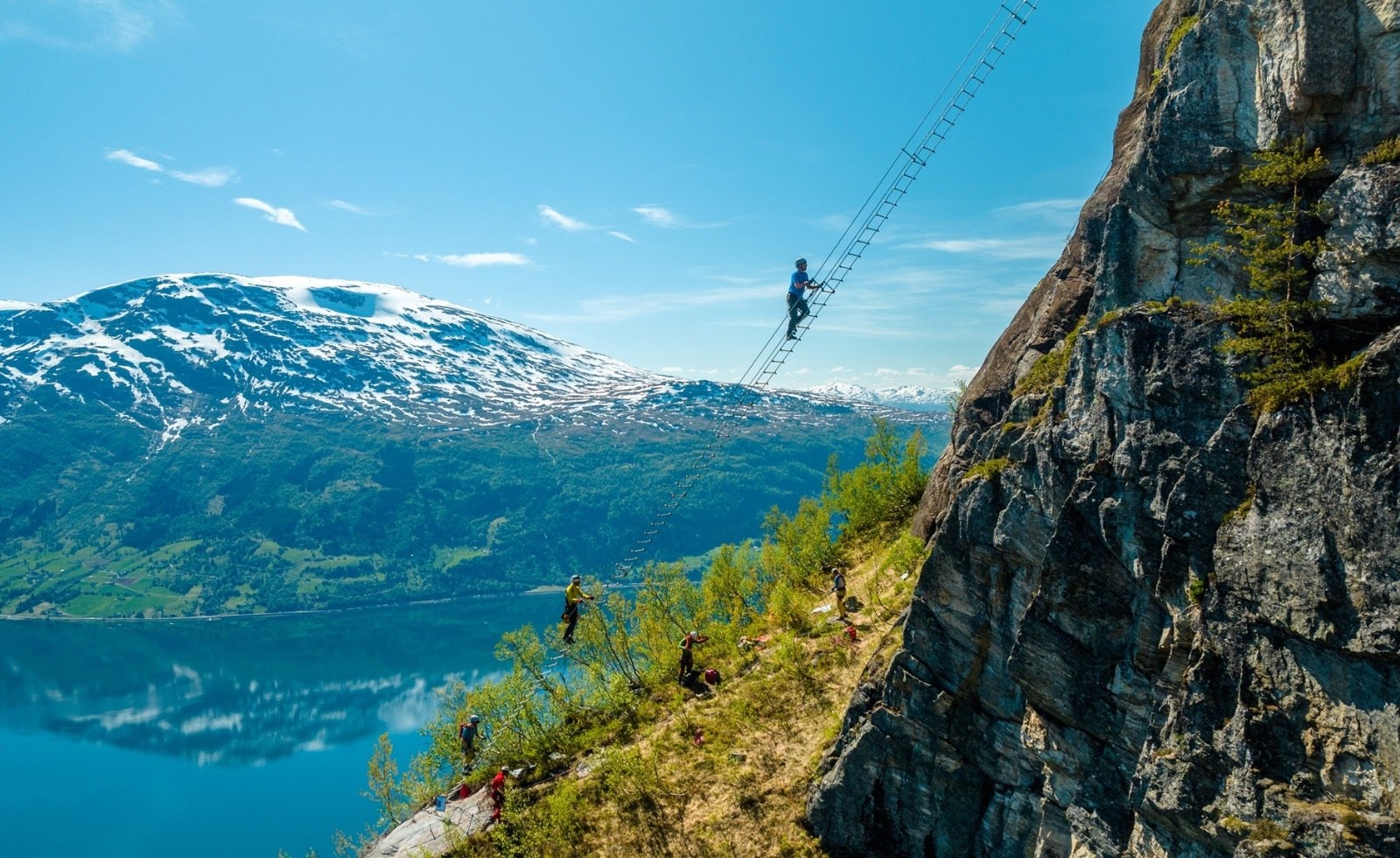 Via Ferrata Lyngdal: Cliffside Climbing with Fjord Panoramas