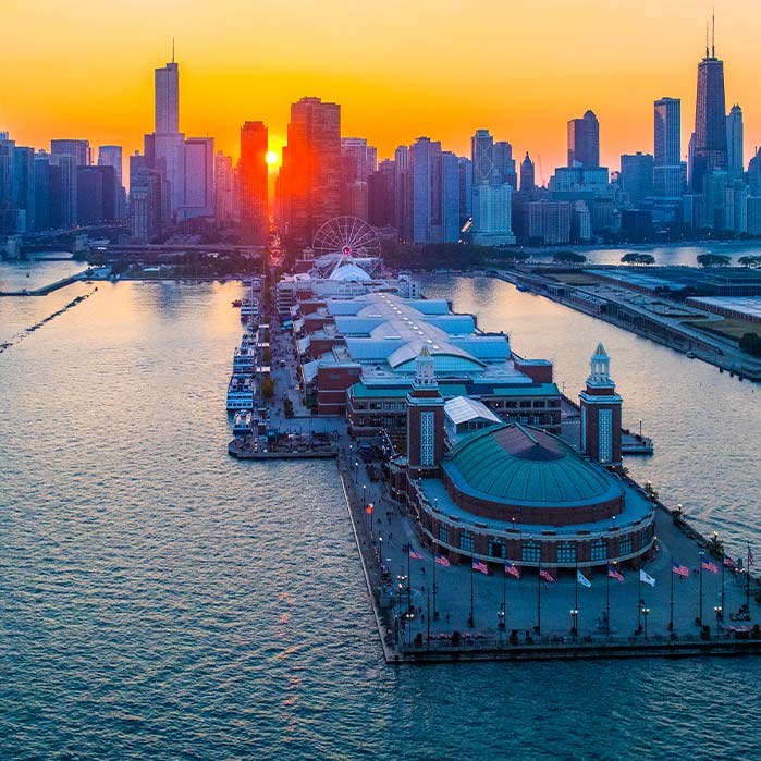 Navy Pier Skyline Fire & SkyDeck Chicago: The Ultimate Heights Experience