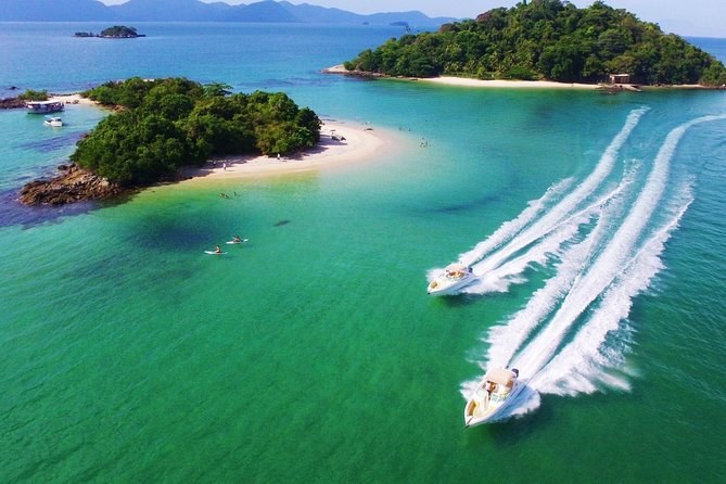 Ilha Grande Full-Day Speedboat Paradise Islands Tour