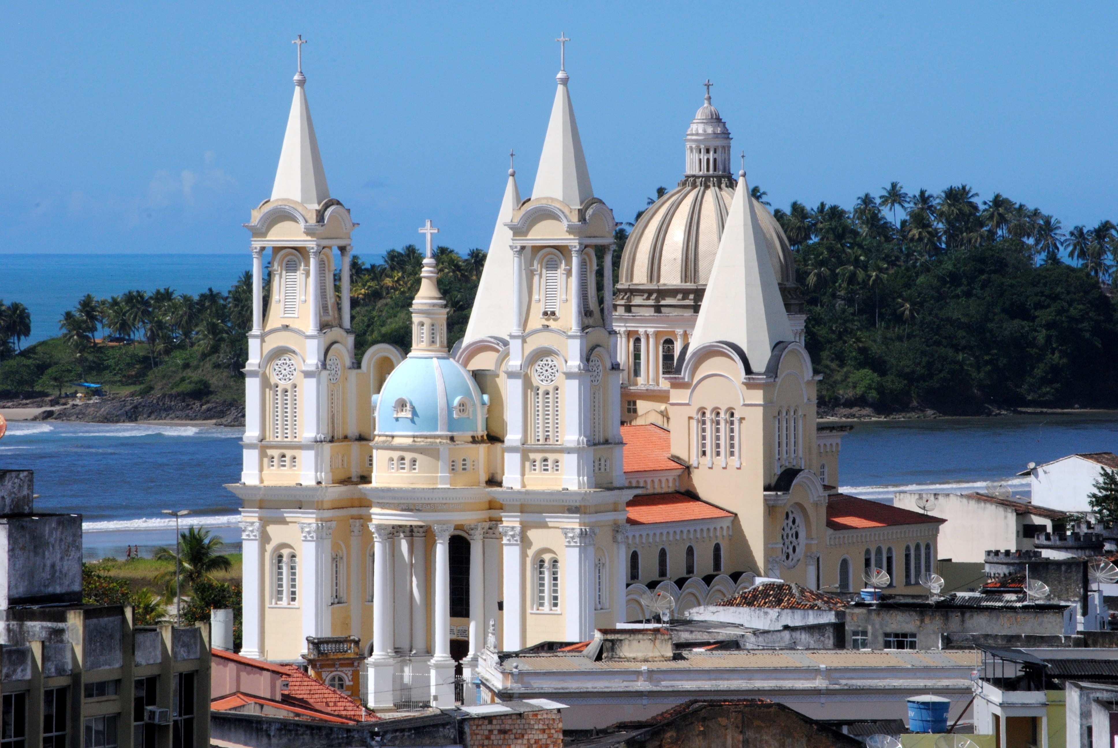 Cathedral of São Sebastião & Mirante da Piedade: Panoramic Ilhéus