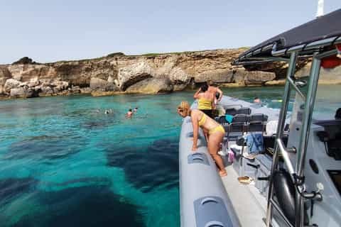 Bonifacio Cliffs & Sea Caves: Private Boat Panorama