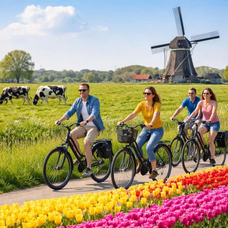 Windmills & Dutch Countryside by E-Bike