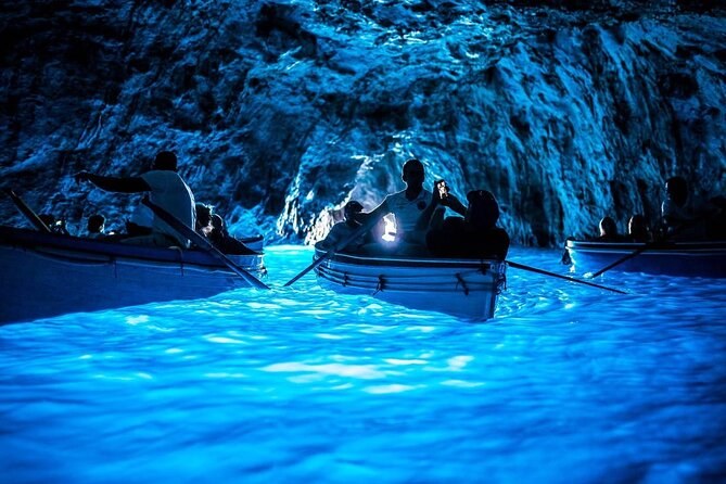 Capri by Private Speedboat: Blue Grotto & Villa Jovis at Dawn