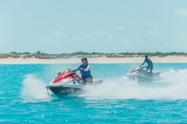 Guided Jet-Ski Island Expedition with Beach Landfall