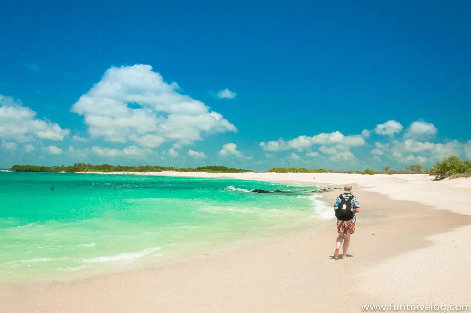Las Bachas White Coral Beach & Champagne Sunset Sail, Santa Cruz