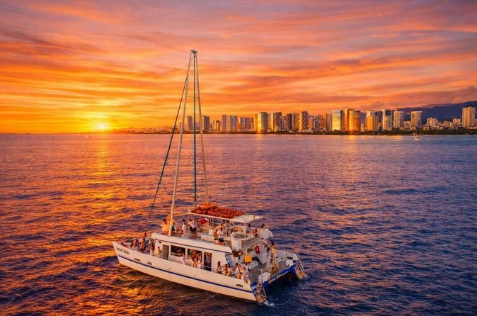 Sunset Catamaran Cruise: Whale Sharks & Marine Iguanas