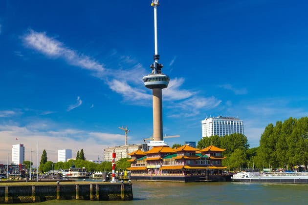 Euromast Sky Tower: Rotterdam from 185 Metres with Champagne