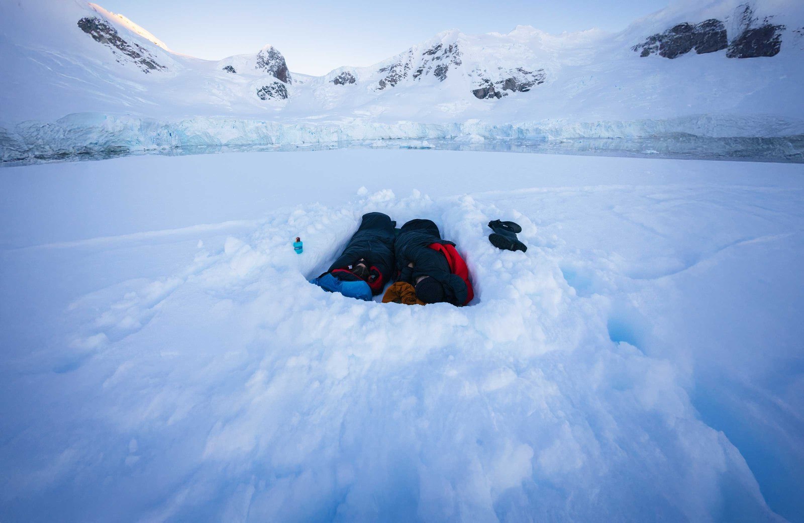 Overnight Ice Camping Under the Antarctic Stars