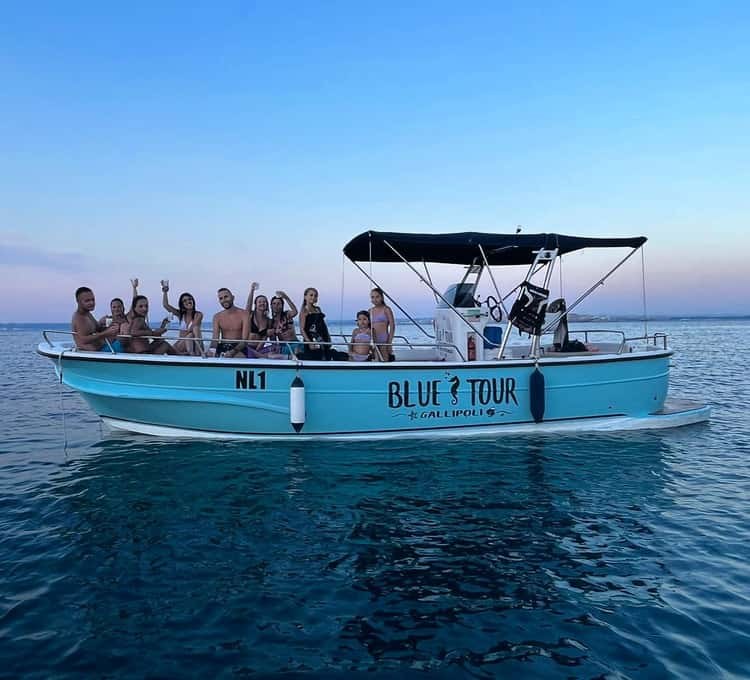 Gallipoli Sea Caves & Coastline: Private Skippered Boat Charter