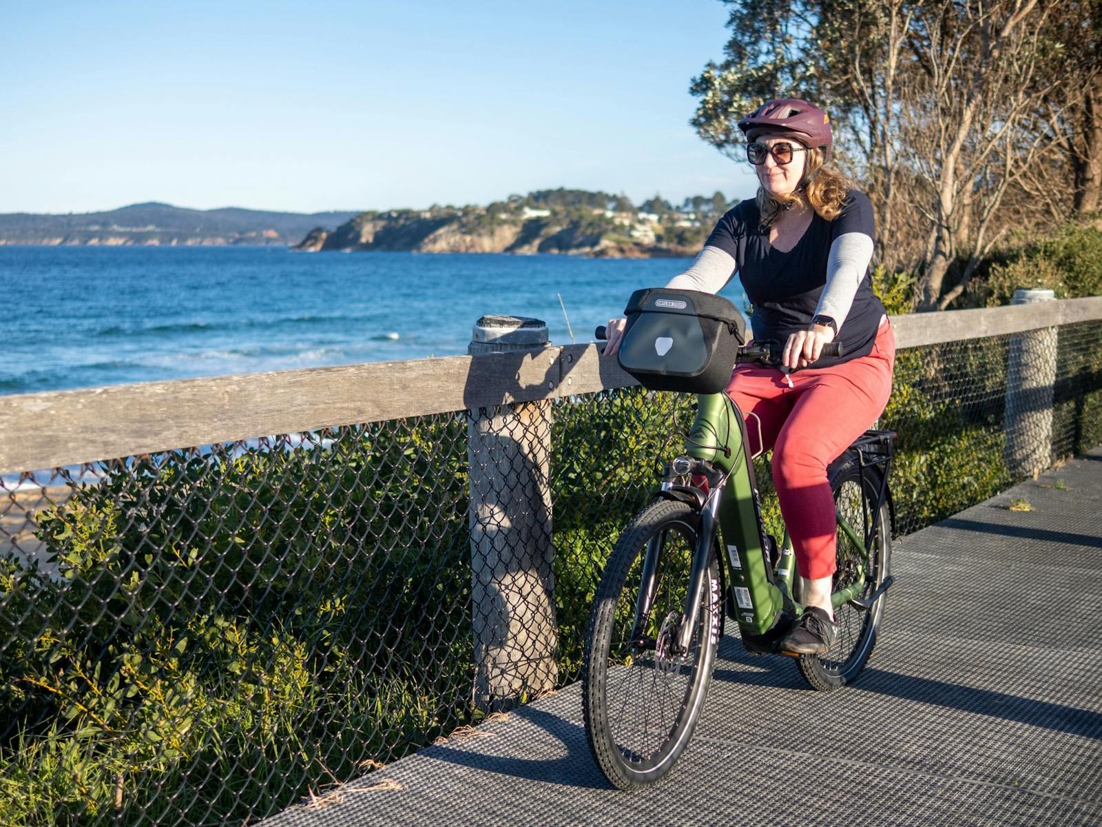 Aslings Beach & Eden Headland: E-Bike Coastal Explorer