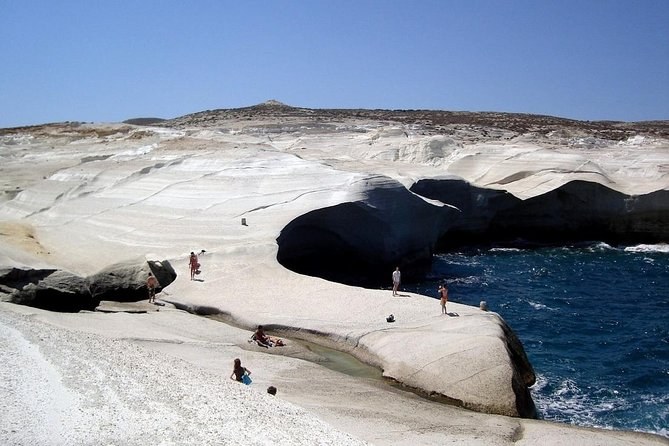 Milos Sarakiniko & Island Highlights: Best of Milos Private Land Tour