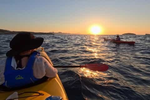 Secret Milos: Semi-Private Sunset Kayaking Tour