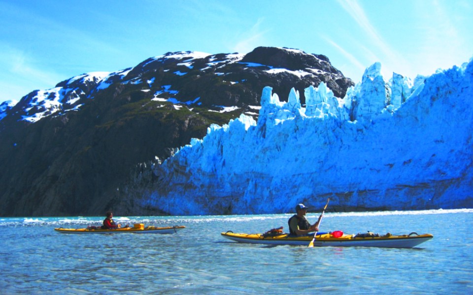 Sea Kayaking Among Glaciers in Bartlett Cove