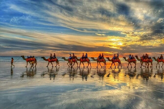 Cable Beach Camel Ride into a Kimberley Sunset