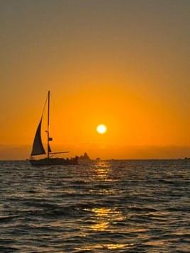 Private Sunset Sail to Catalina Island & Back