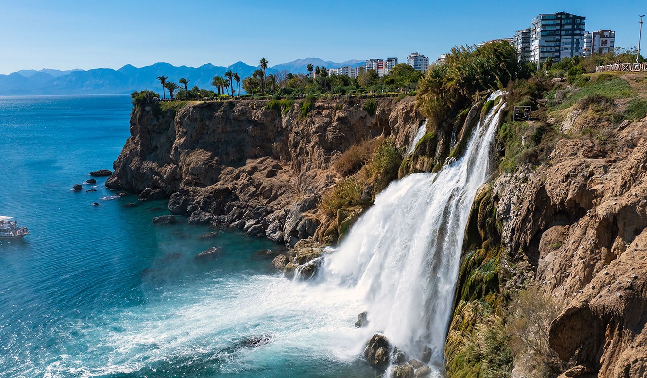 Lower Düden Waterfalls & Coastal Cliffs: Guided Scenic Escape