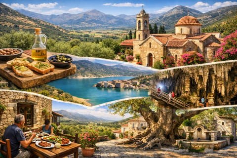 Lasithi Plateau, Cave of Zeus & Traditional Village: Small-Group Safari