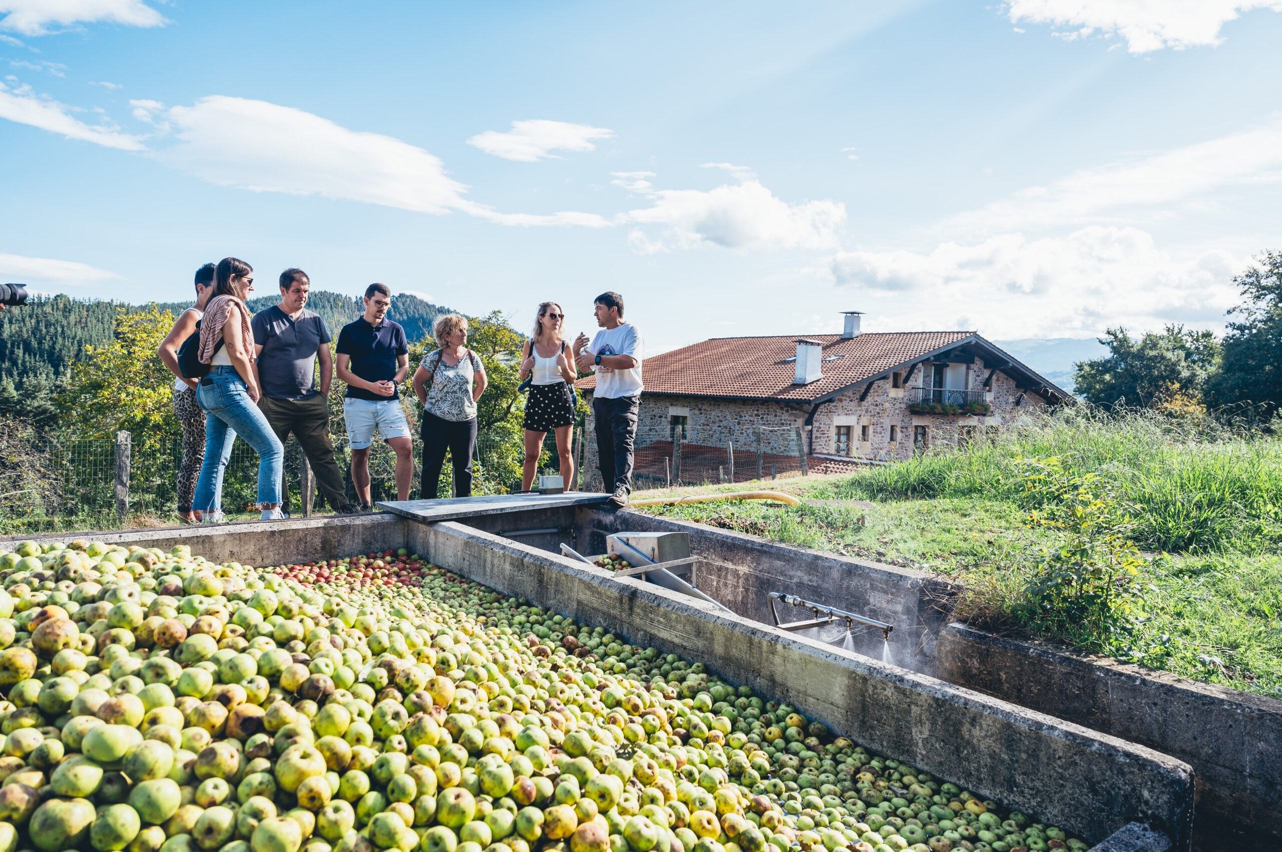 Basque Cider House (Sagardotegi) Tour with Traditional Lunch