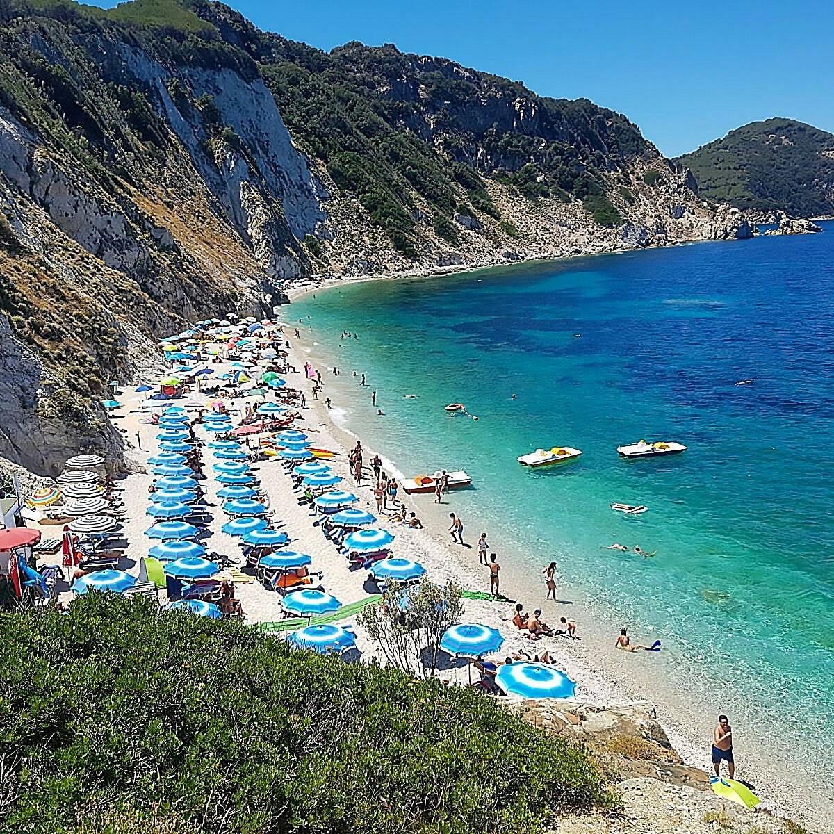 Spiaggia di Sansone: Elba's Most Spectacular White-Pebble Beach