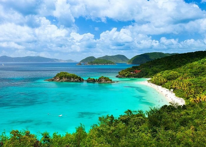 St. John USVI: Private Trunk Bay Sail & Snorkel Luxury Day