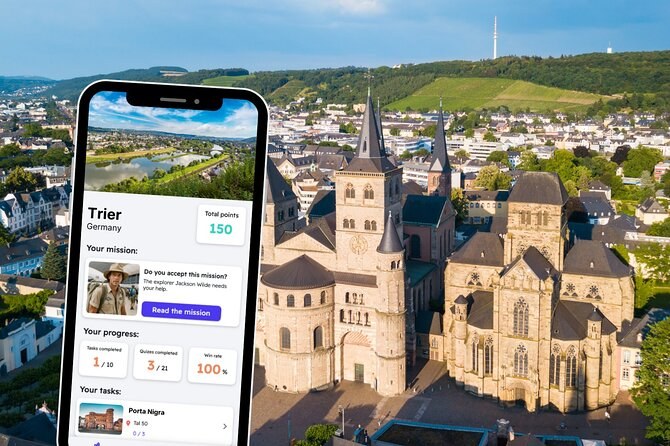Self-Guided Secrets of Trier Exploration Game City Tour