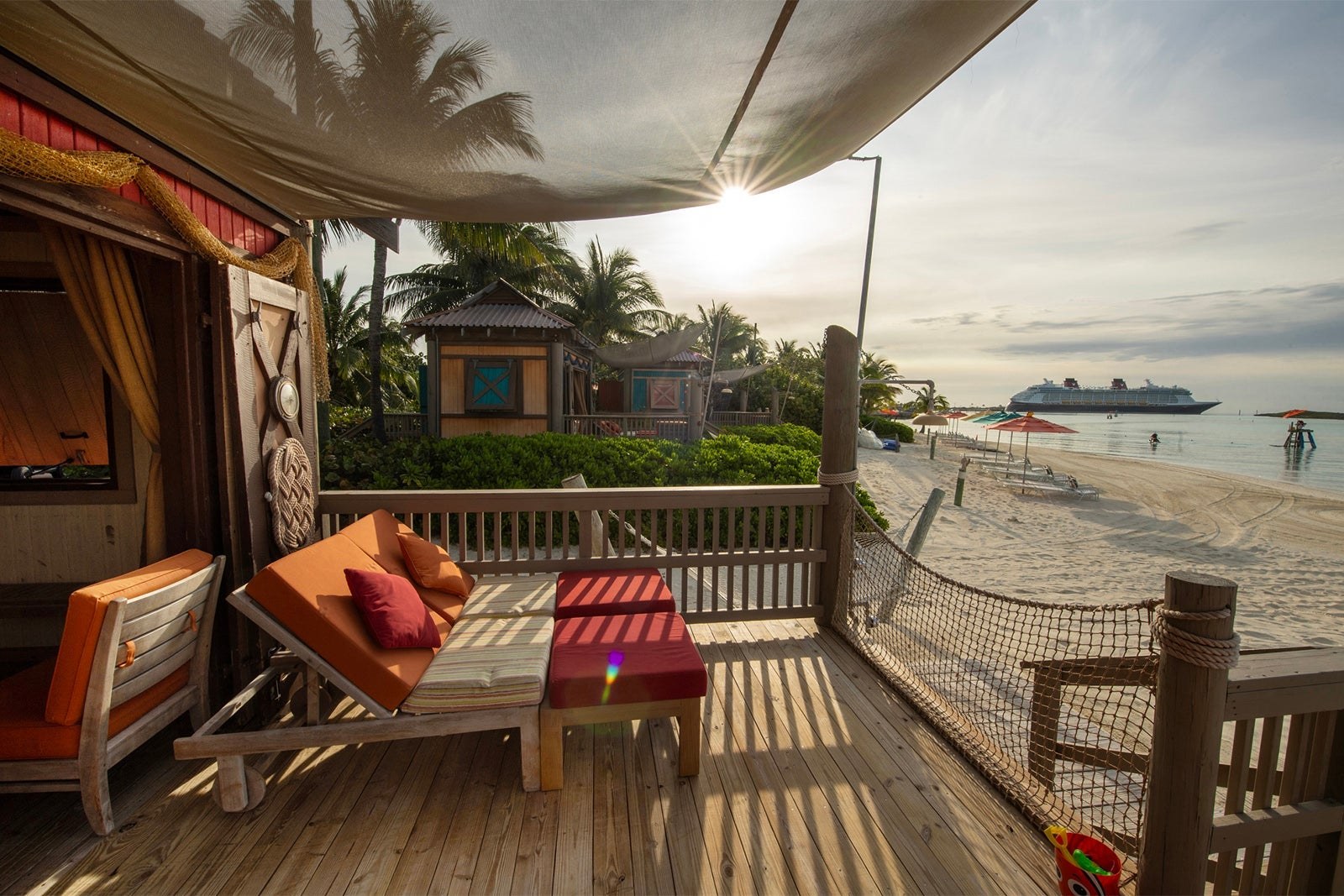 Castaway Cay Premium Beach Cabana: Private Shorefront Retreat