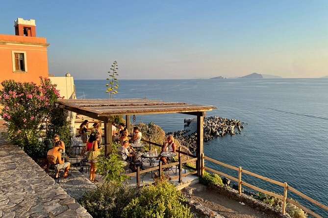 Sciara del Fuoco at Sunset: Private Boat Aperitivo to Ginostra