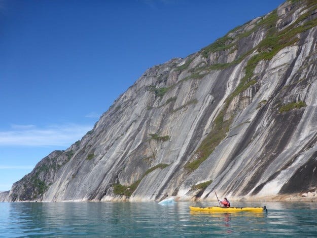 Arctic Kayak Among Icebergs: Narsaq Fjord Paddle