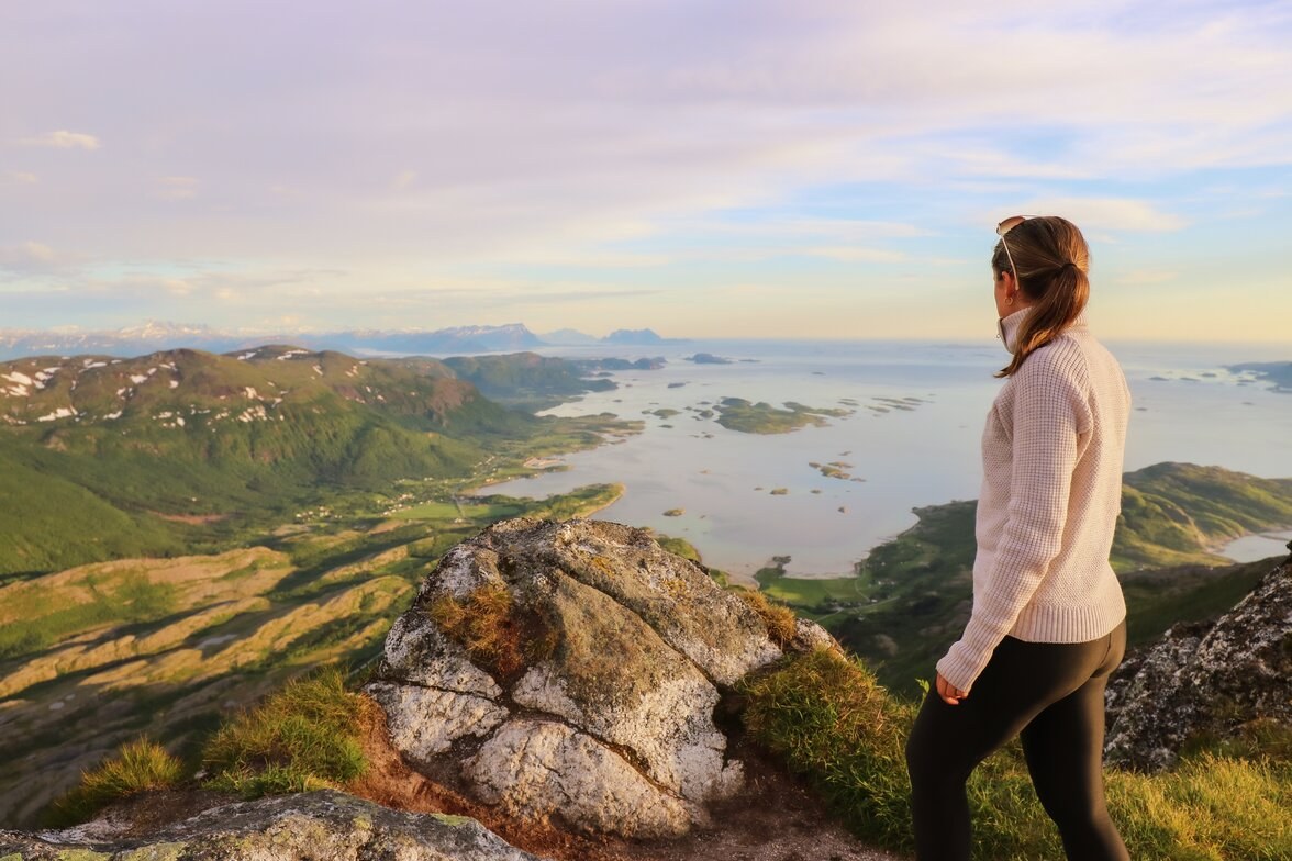 Midnight Sun Hike to Rønvikfjellet Summit, Bodø