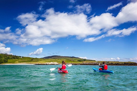 Sea Kayaking the Singing Sands & Cave Coastline of Eigg
