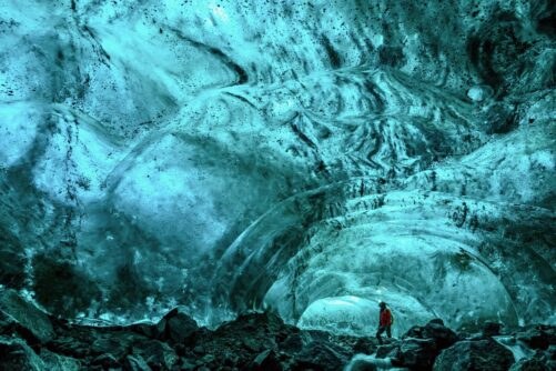 Ice Climbing & Ice Cave Tour in East Greenland