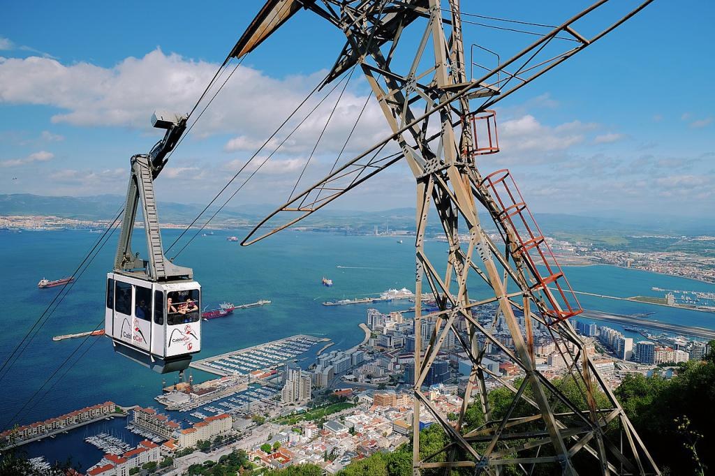 Gibraltar Cable Car & Barbary Macaques: Sunset Ascent