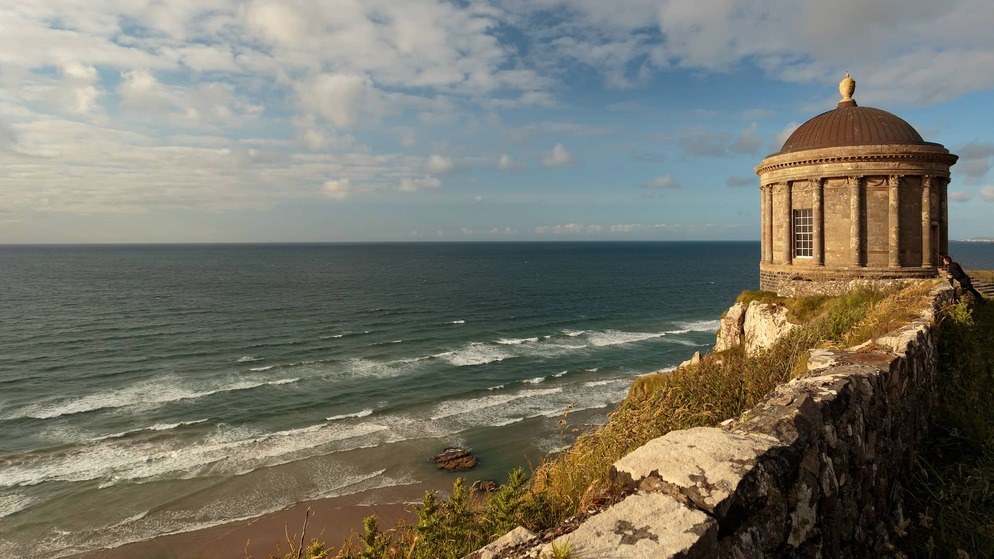 Mussenden Temple & Downhill Demesne: Clifftop Icon at Sunset