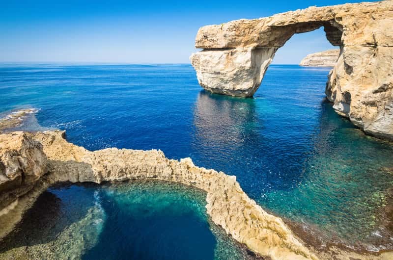 Dwejra Bay, Inland Sea & Azure Window Cliffs: Private Jeep Safari