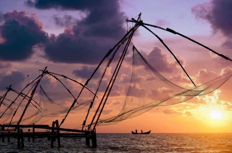 Sunrise at the Chinese Fishing Nets & Fort Kochi by Private Tuk-Tuk
