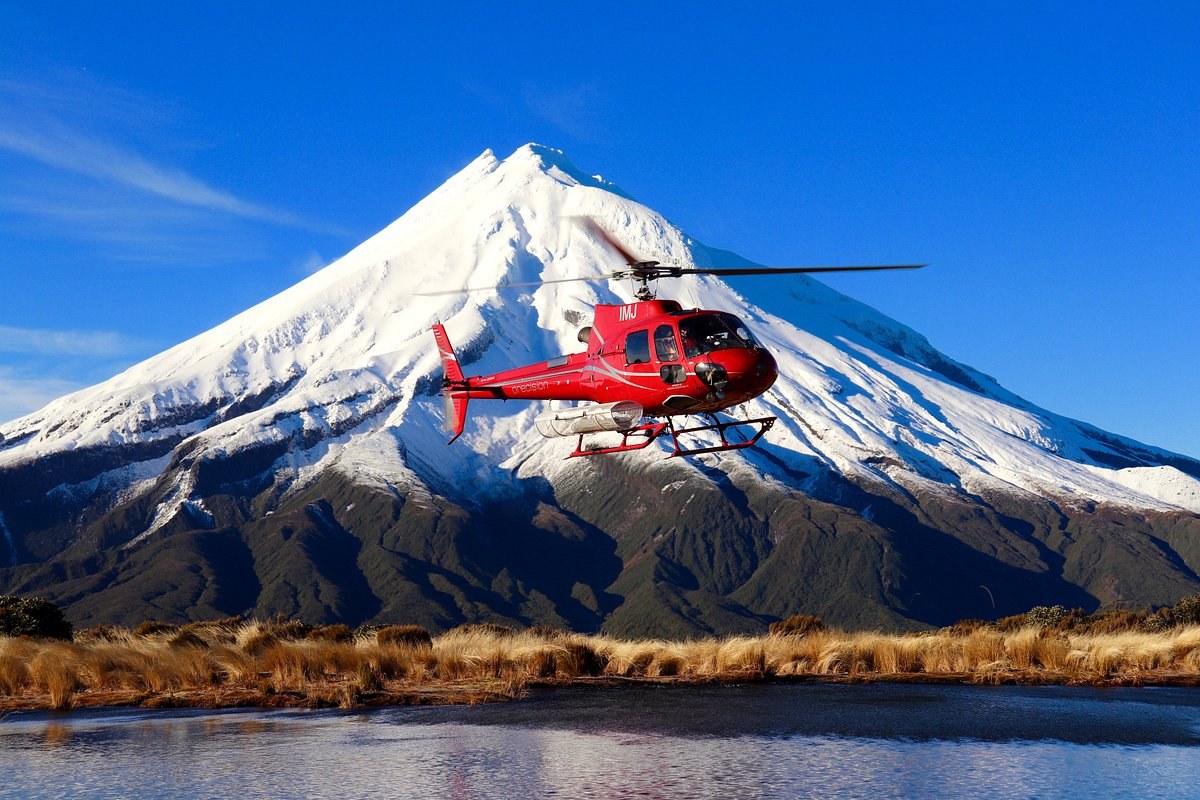 Mount Taranaki Guided Summit Helicopter Flight