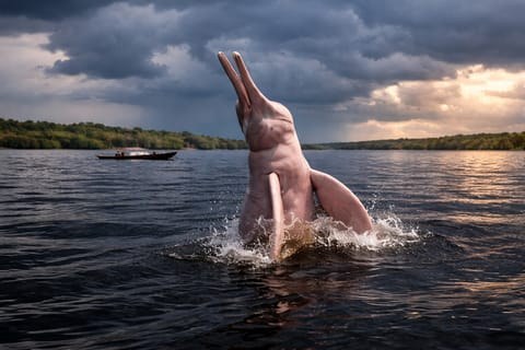 Momon River Pink Dolphin Private Boat Charter