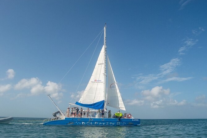 Arabian Sea Catamaran Snorkel & Dolphin Cruise off Bogmalo