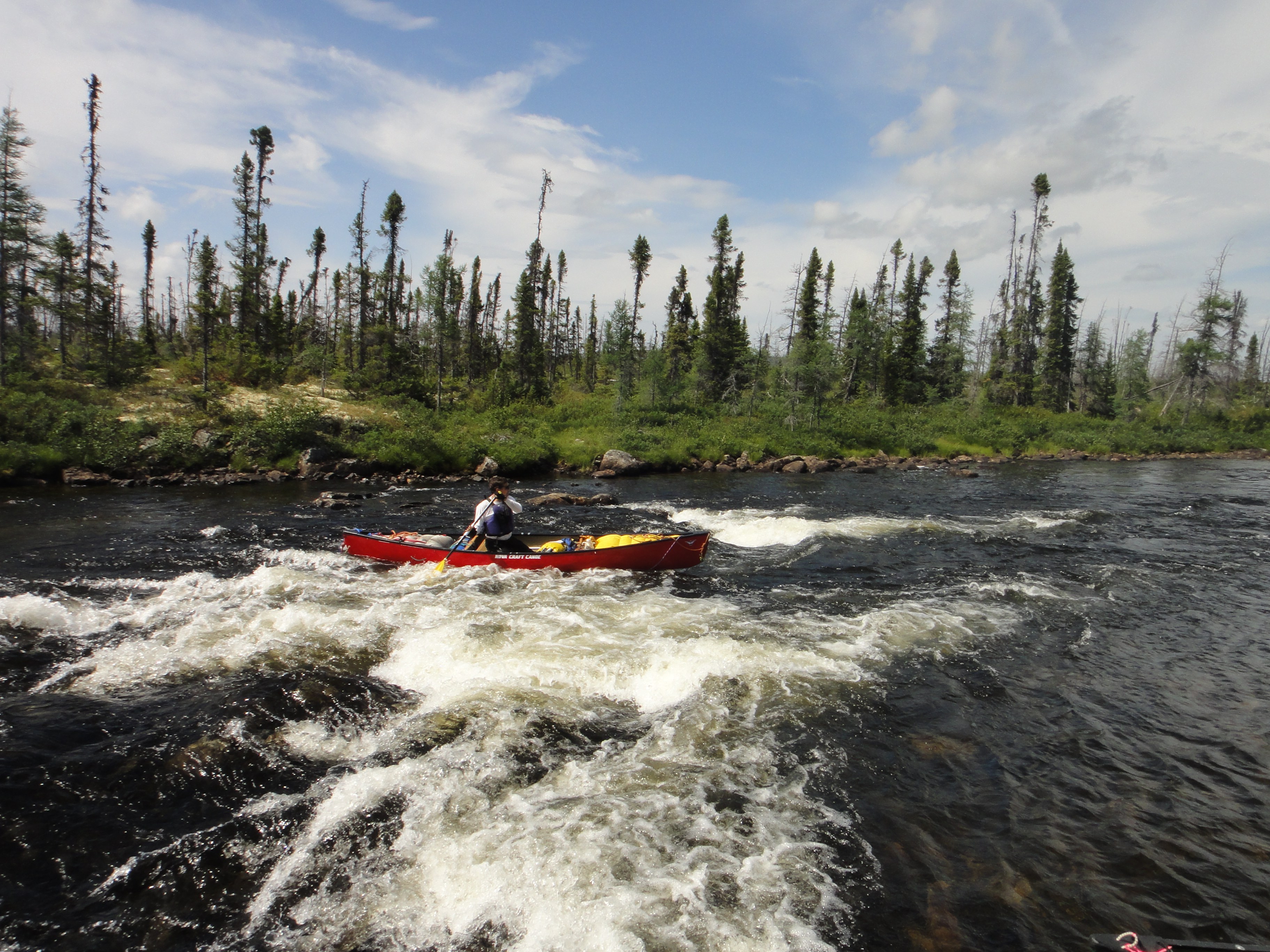 Fly-In Wilderness Canoe & Picnic on a Remote Labrador Lake