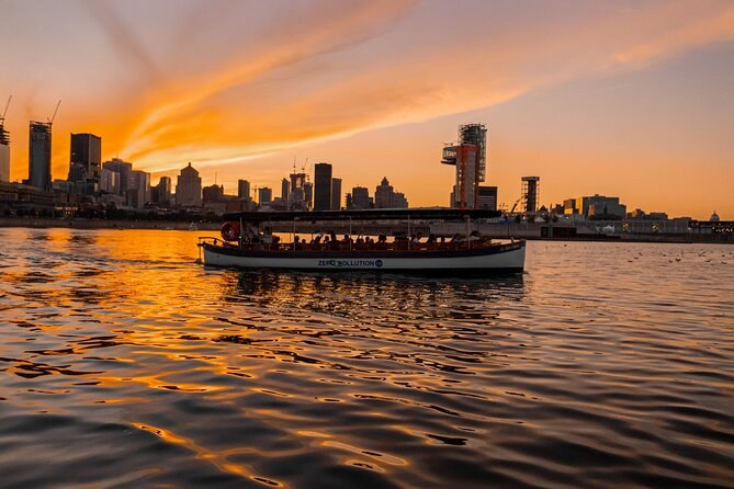 Guided Electric Boat Cruise on the St. Lawrence: Small Group