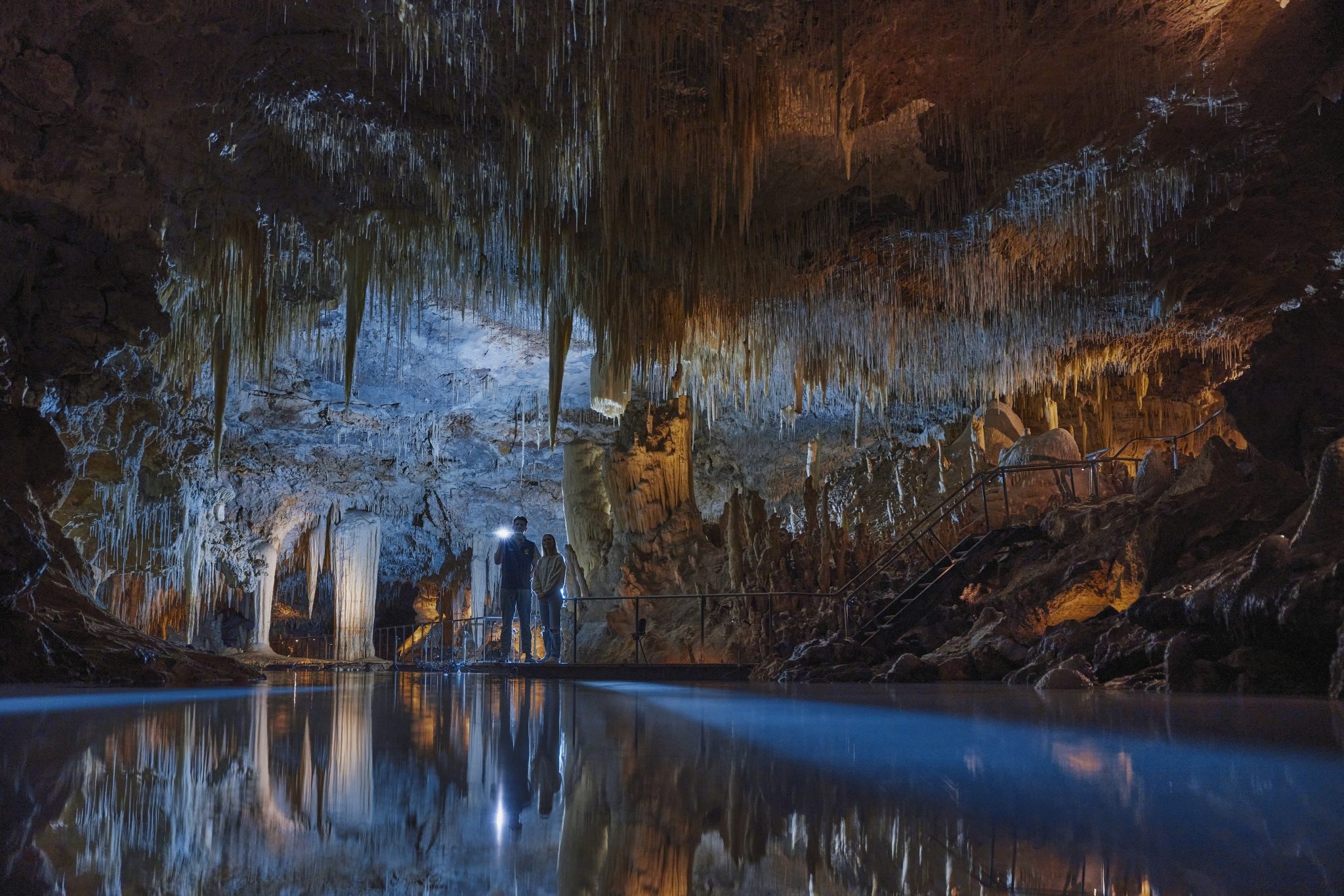 Lake Cave & Jewel Cave: Ancient Limestone Underworld Guided Tour
