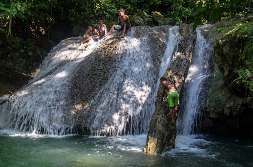 West Sepik Jungle Trek to Hidden Waterfall & Natural Pool