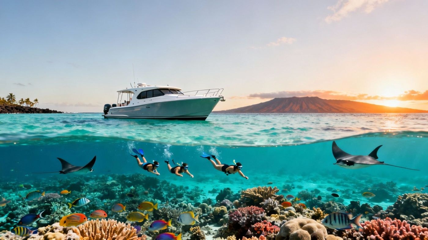 Pristine Coral Reef Snorkel: Private Zodiac to Outer Bommies